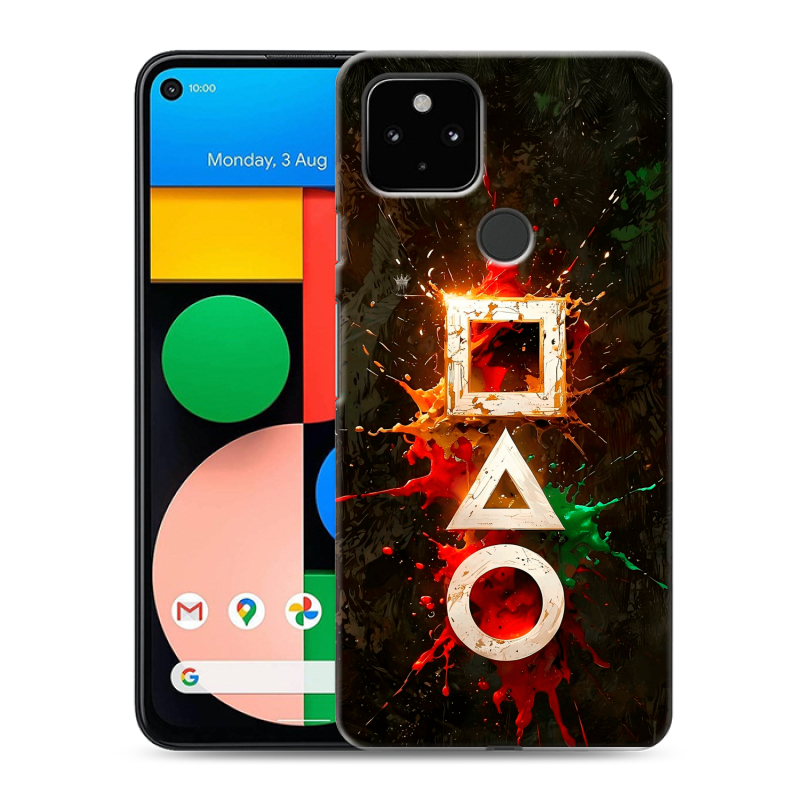 Силиконовый чехол на Google Pixel 4a 5G с принтом Squid Game Игра кальмара Силиконовый чехол на Google Pixel 4a 5G с принтом Squid Game Игра кальмара
