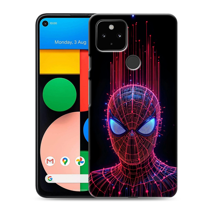Пластиковый чехол на Google Pixel 4a 5G с принтом Spiderman Человек паук Пластиковый чехол на Google Pixel 4a 5G с принтом Spiderman Человек паук