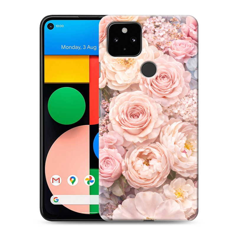 Силиконовый противоударный чехол на Google Pixel 4a 5G с принтом женский Силиконовый противоударный чехол на Google Pixel 4a 5G с принтом женский