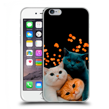 Силиконовый чехол на Iphone 6/6s с принтом Кошки