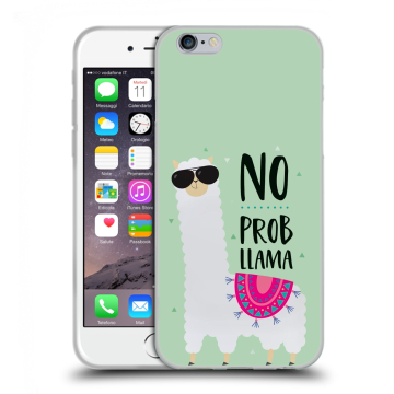 Силиконовый чехол на Iphone 6/6s с принтом Лама