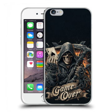 Силиконовый чехол на Iphone 6/6s с принтом Скелет карты