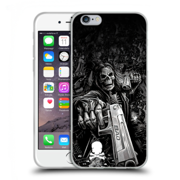 Силиконовый чехол на Iphone 6/6s с принтом Скелет