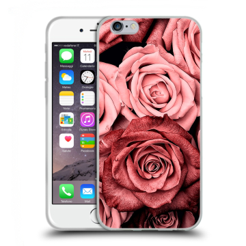 Силиконовый чехол на Iphone 6/6s с принтом Цветы розы
