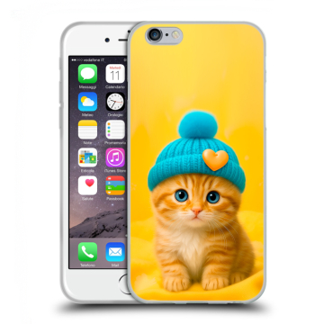 Силиконовый чехол на Iphone 6/6s с принтом Котенок в шапке Силиконовый чехол на Iphone 6/6s с принтом Котенок в шапке