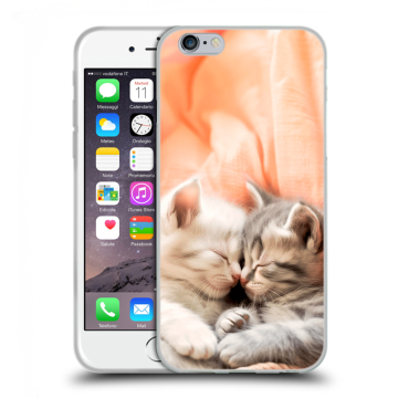 Силиконовый чехол на Iphone 6/6s с принтом Котята Силиконовый чехол на Iphone 6/6s с принтом Котята
