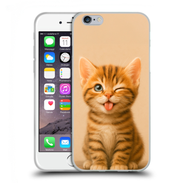 Силиконовый чехол на Iphone 6/6s с принтом котенок Силиконовый чехол на Iphone 6/6s с принтом котенок