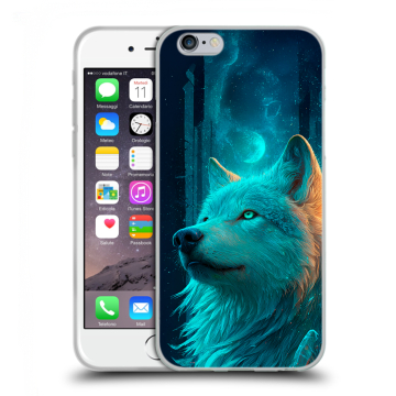 Силиконовый чехол на Iphone 6/6s с принтом бабочки саккура Силиконовый чехол на Iphone 6/6s с принтом бабочки саккура