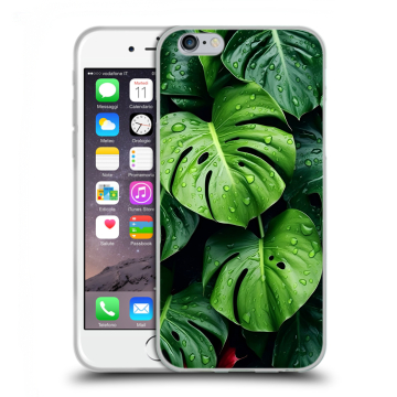 Силиконовый чехол на Iphone 6/6s с принтом Листья Силиконовый чехол на Iphone 6/6s с принтом Листья