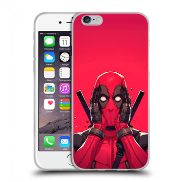 Силиконовый чехол на Iphone 6/6s с принтом Дедпул Deadpool Силиконовый чехол на Iphone 6/6s с принтом Дедпул Deadpool