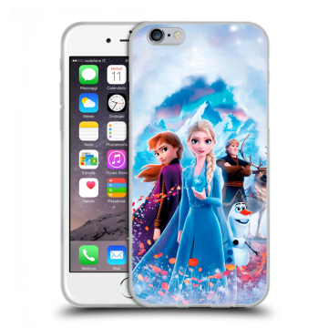 Силиконовый чехол на Iphone 6/6s с принтом Холодное сердце Frozen