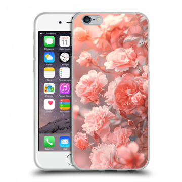Силиконовый чехол на Iphone 6/6s с принтом Розы цветы