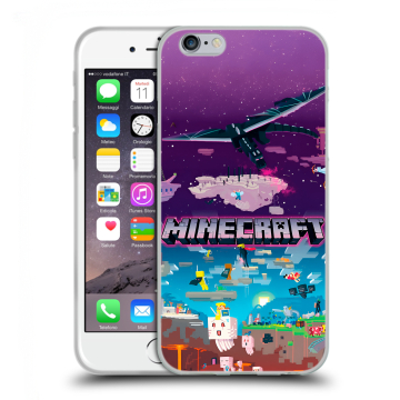 Силиконовый чехол на Iphone 6/6s с принтом Майнкрафт Minecraft Силиконовый чехол на Iphone 6/6s с принтом Майнкрафт Minecraft