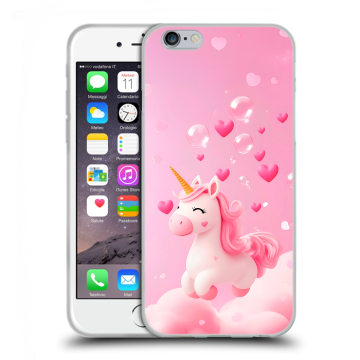 Силиконовый чехол на Iphone 6/6s с принтом Единорог