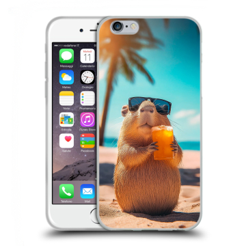 Силиконовый чехол на Iphone 6/6s с принтом Капибара Силиконовый чехол на Iphone 6/6s с принтом Капибара