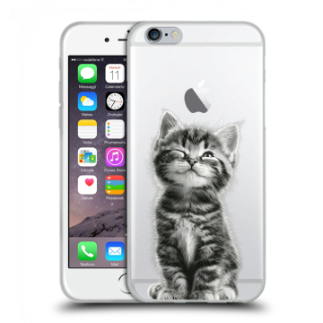 Силиконовый чехол на Iphone 6/6s с принтом Котенок Силиконовый чехол на Iphone 6/6s с принтом Котенок