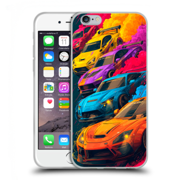 Силиконовый чехол на Iphone 6/6s с принтом Тачки Силиконовый чехол на Iphone 6/6s с принтом Тачки