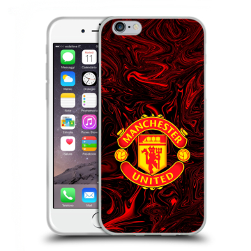 Силиконовый чехол на Iphone 6/6s с принтом Manchester United Силиконовый чехол на Iphone 6/6s с принтом Manchester United