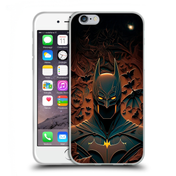 Силиконовый чехол на Iphone 6/6s с принтом Batman Бэтмен Силиконовый чехол на Iphone 6/6s с принтом Batman Бэтмен