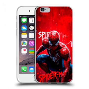Силиконовый чехол на Iphone 6/6s с принтом Spiderman Человек паук Силиконовый чехол на Iphone 6/6s с принтом Spiderman Человек паук