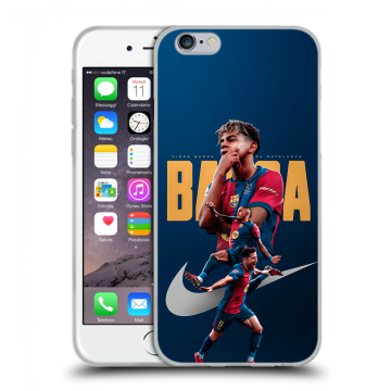 Силиконовый чехол на Iphone 6/6s с принтом Барселона Barca Yamal 