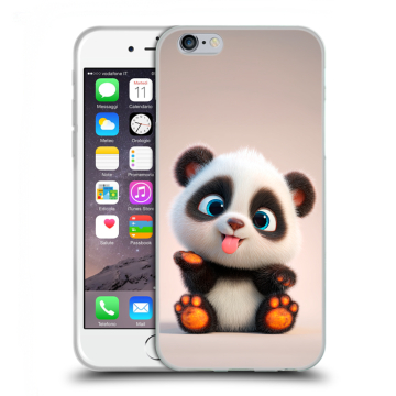 Силиконовый чехол на Iphone 6/6s с принтом милая панда Силиконовый чехол на Iphone 6/6s с принтом милая панда
