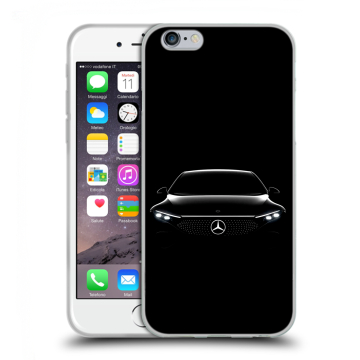 Силиконовый чехол на Iphone 6/6s с принтом Mercedes Мерседес