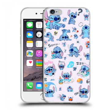 Силиконовый чехол на Iphone 6/6s с принтом Лило и Стич Силиконовый чехол на Iphone 6/6s с принтом Лило и Стич