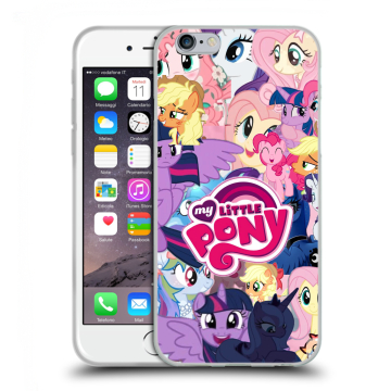 Силиконовый чехол на Iphone 6/6s с принтом My little pony Дружба чудо Силиконовый чехол на Iphone 6/6s с принтом My little pony Дружба чудо