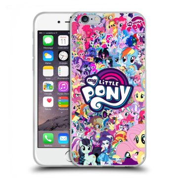 Силиконовый чехол на Iphone 6/6s с принтом My little pony Дружба чудо