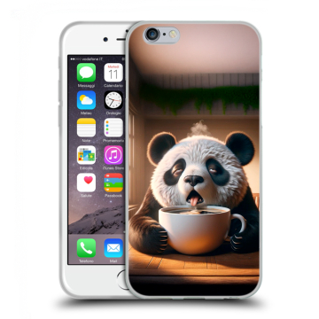 Силиконовый чехол на Iphone 6/6s с принтом смешная панда Силиконовый чехол на Iphone 6/6s с принтом смешная панда