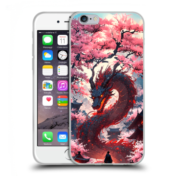 Силиконовый чехол на Iphone 6/6s с принтом Дракон Японский