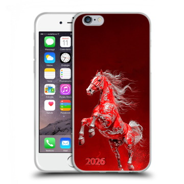 Силиконовый чехол на Iphone 6/6s с принтом Новый год Силиконовый чехол на Iphone 6/6s с принтом Новый год