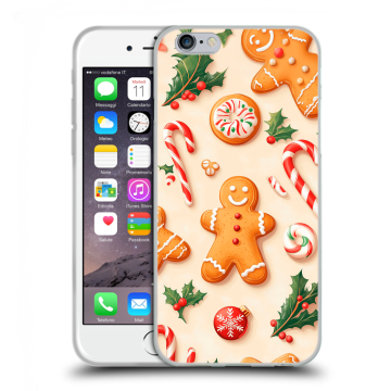 Силиконовый чехол на Iphone 6/6s с принтом Новый год Силиконовый чехол на Iphone 6/6s с принтом Новый год