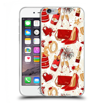 Силиконовый чехол на Iphone 6/6s с принтом Новый год Силиконовый чехол на Iphone 6/6s с принтом Новый год
