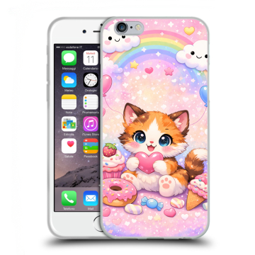 Силиконовый чехол на Iphone 6/6s с принтом для девочек