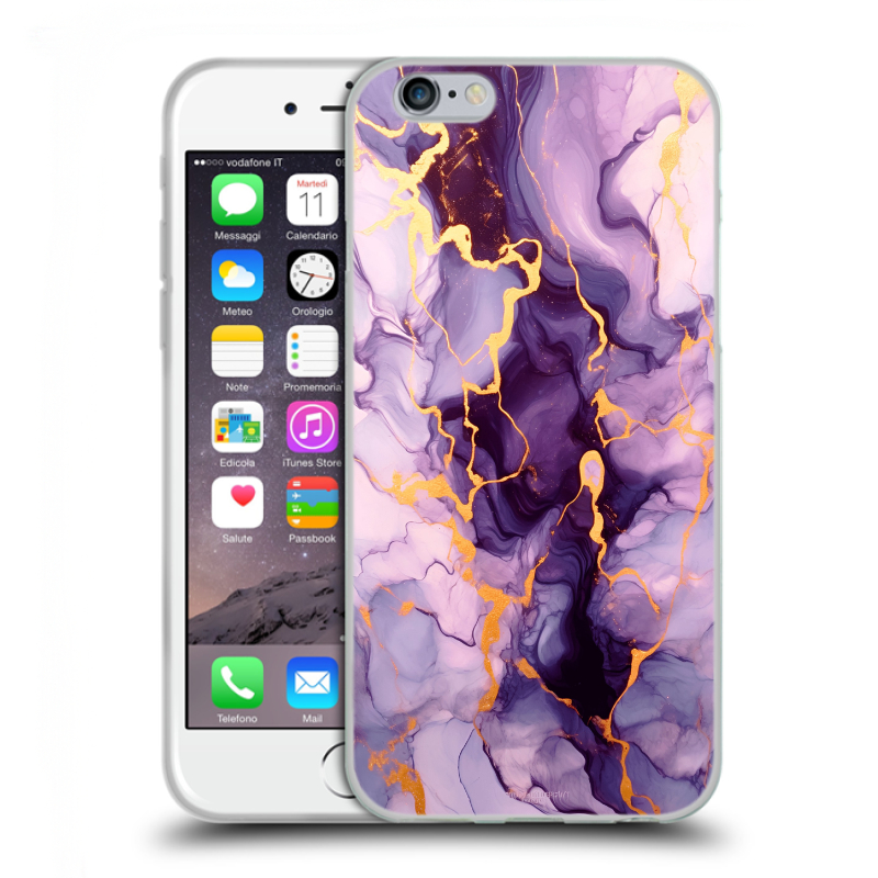 Силиконовый чехол на Iphone 6/6s с принтом Мрамор Силиконовый чехол на Iphone 6/6s с принтом Мрамор