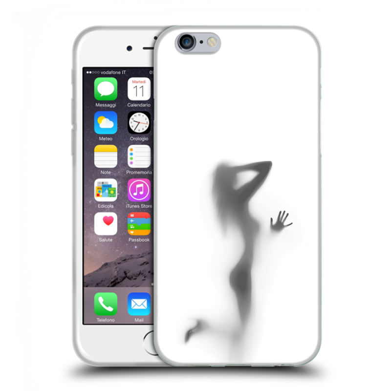 Силиконовый чехол на Iphone 6/6s с принтом Силуэт Силиконовый чехол на Iphone 6/6s с принтом Силуэт