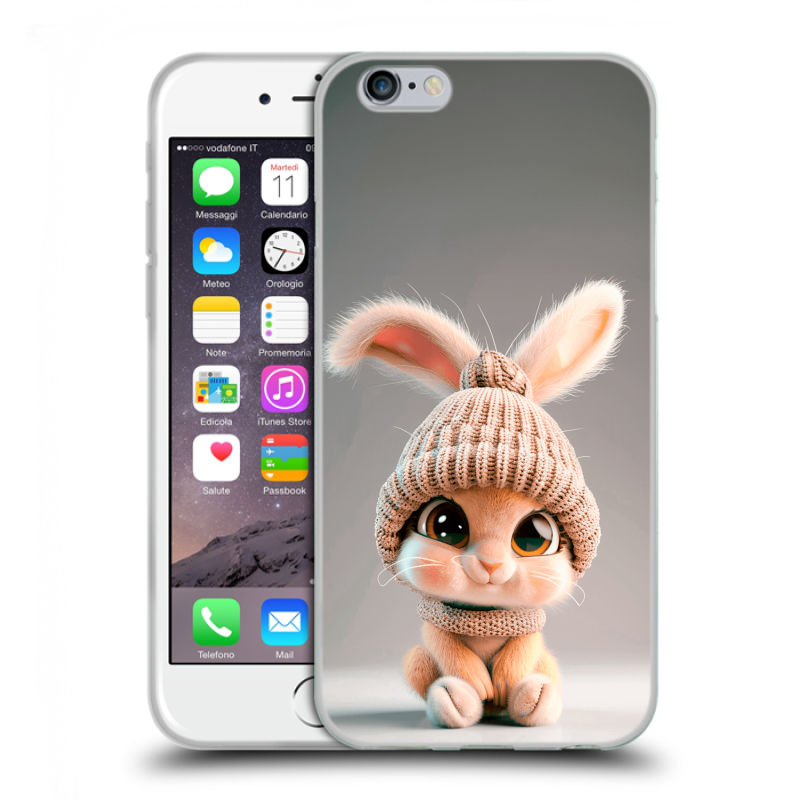 Пластиковый чехол на Iphone 6/6s с принтом Кролик Пластиковый чехол на Iphone 6/6s с принтом Кролик