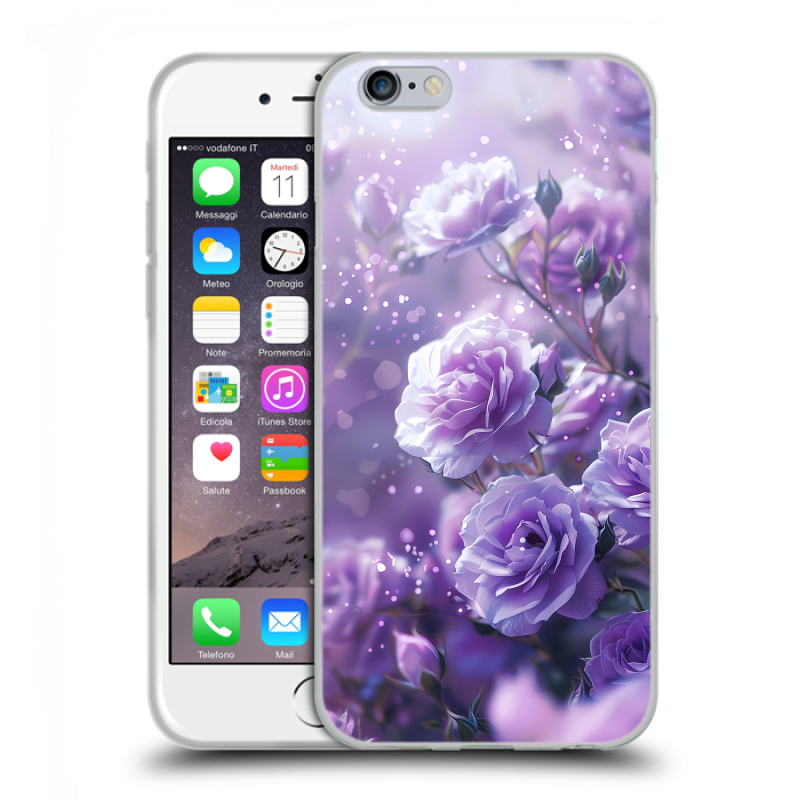 Пластиковый чехол на Iphone 6/6s с принтом Розы цветы Пластиковый чехол на Iphone 6/6s с принтом Розы цветы
