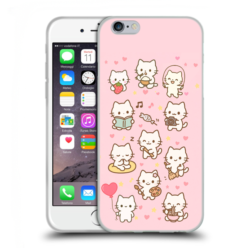 Пластиковый чехол на Iphone 6/6s с принтом Hello Kitty Хелоу Кити Пластиковый чехол на Iphone 6/6s с принтом Hello Kitty Хелоу Кити