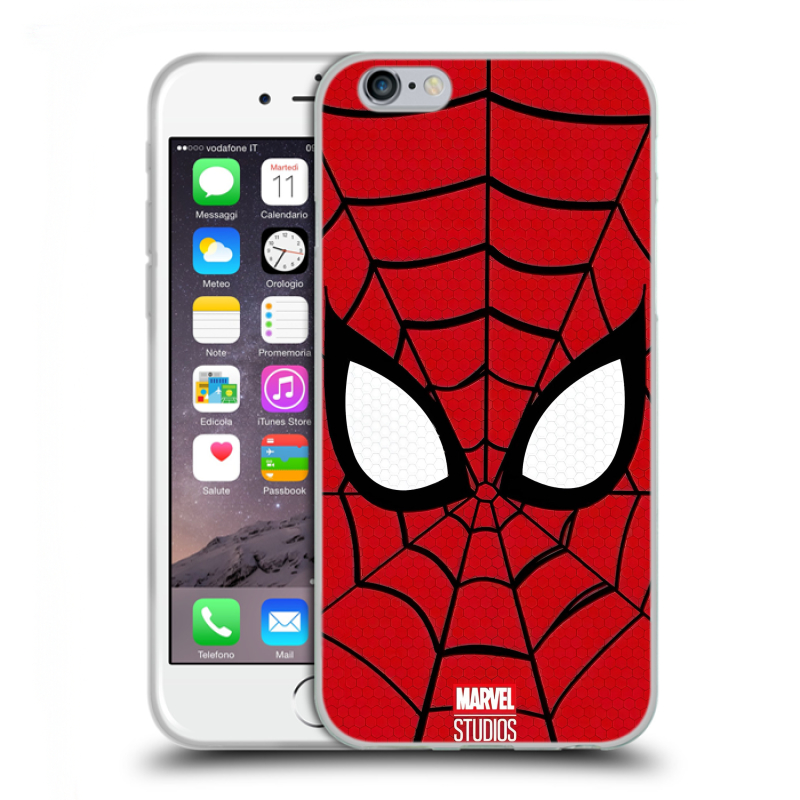 Силиконовый противоударный чехол на Iphone 6/6s с принтом человек паук spiderman Силиконовый противоударный чехол на Iphone 6/6s с принтом человек паук spiderman