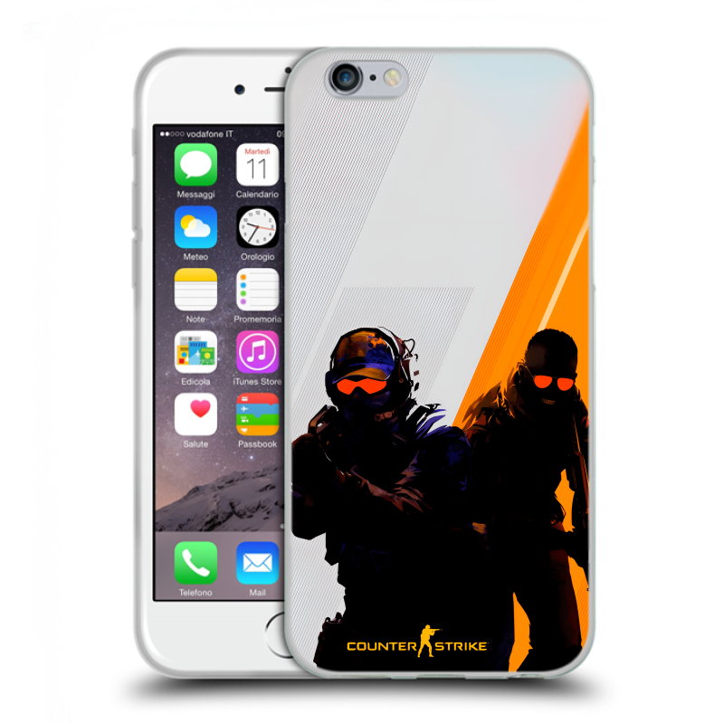 Силиконовый противоударный чехол на Iphone 6/6s с принтом Контер страйк Counter strike Силиконовый противоударный чехол на Iphone 6/6s с принтом Контер страйк Counter strike