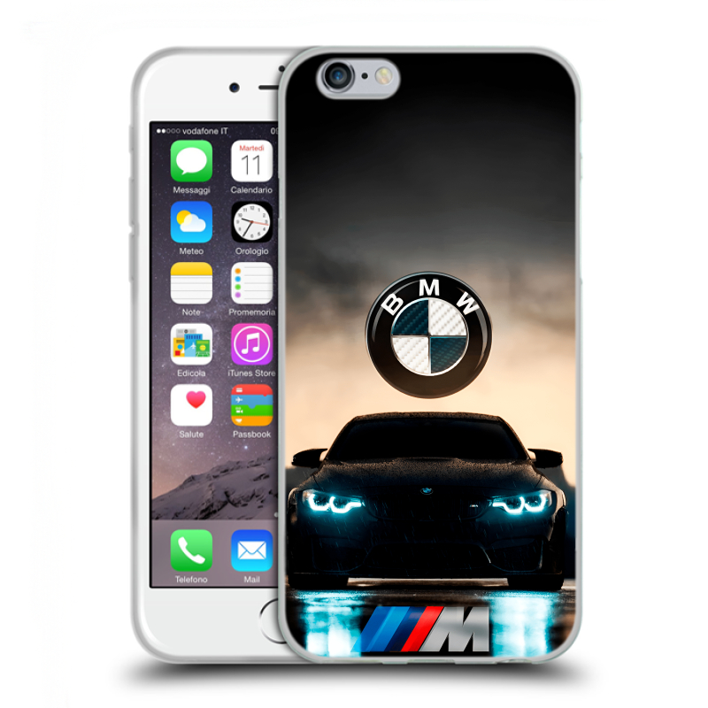 Силиконовый противоударный чехол на Iphone 6/6s с принтом БМВ BMW Силиконовый противоударный чехол на Iphone 6/6s с принтом БМВ BMW