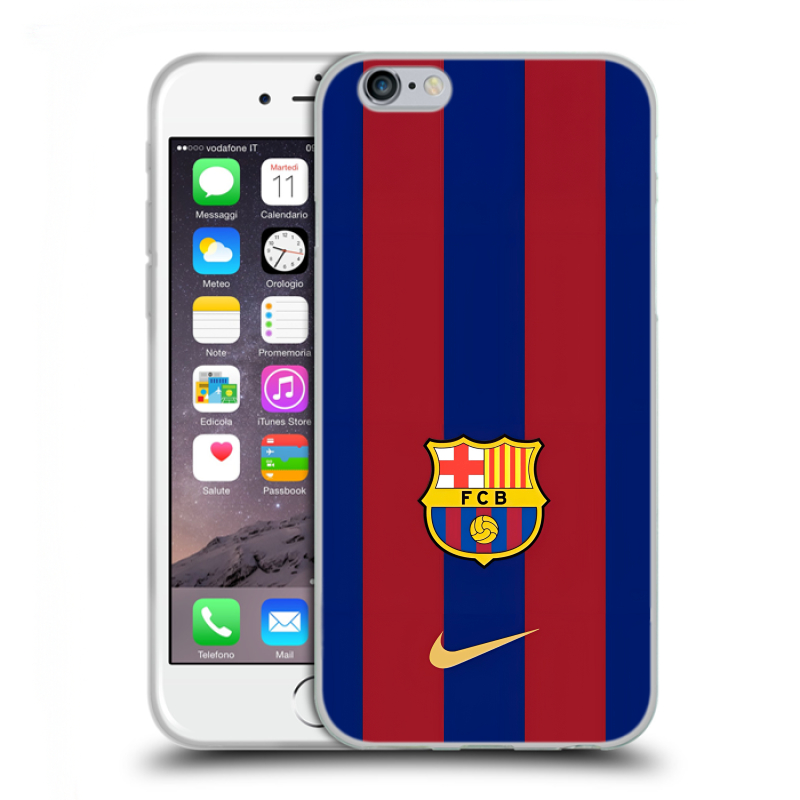 Силиконовый противоударный чехол на Iphone 6/6s с принтом Барселона Barcelona Силиконовый противоударный чехол на Iphone 6/6s с принтом Барселона Barcelona