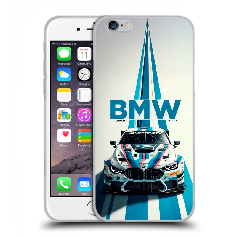 Пластиковый чехол на Iphone 6/6s с принтом БМВ BMW Пластиковый чехол на Iphone 6/6s с принтом БМВ BMW