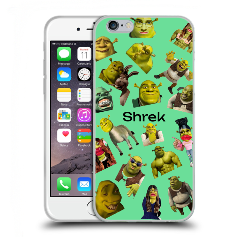 Силиконовый чехол на Iphone 6/6s с принтом Шрек Shrek Силиконовый чехол на Iphone 6/6s с принтом Шрек Shrek