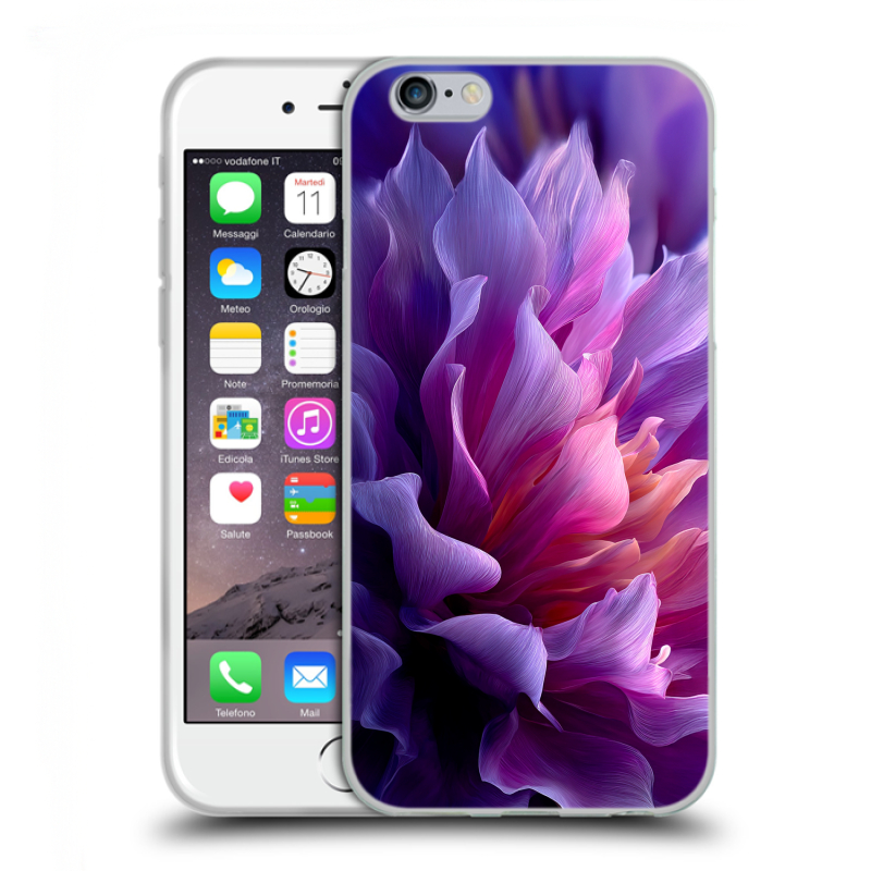 Пластиковый чехол на Iphone 6/6s с принтом женский цветы Пластиковый чехол на Iphone 6/6s с принтом женский цветы