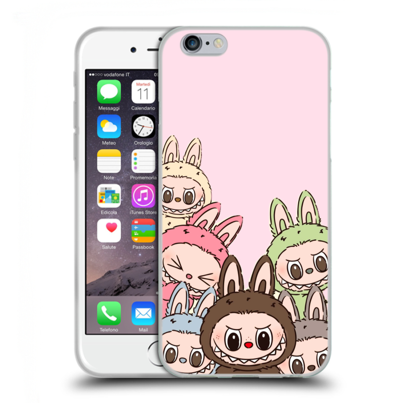 Пластиковый чехол на Iphone 6/6s с принтом Лабубу Пластиковый чехол на Iphone 6/6s с принтом Лабубу