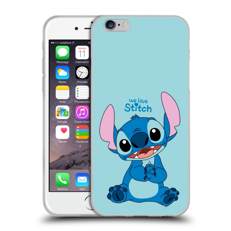 Силиконовый чехол на Iphone 6/6s с принтом Лило и Стич Силиконовый чехол на Iphone 6/6s с принтом Лило и Стич